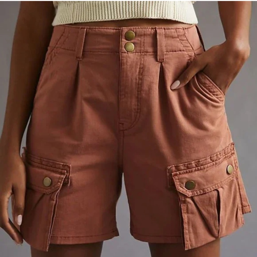 Anthropologie Cargo Bermuda  Shorts
